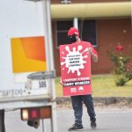 Bendigo Lactalis workers strike calling for fair pay job security