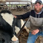 Dairy farmers stroke calls son back home