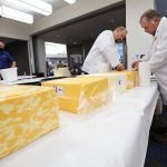 The cream of the crop Judges rank World Dairy Expo submissions for cheese milk butter and ice cream