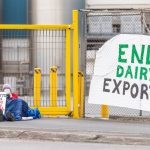 Protestors padlock themselves to gates of Fonterra factory