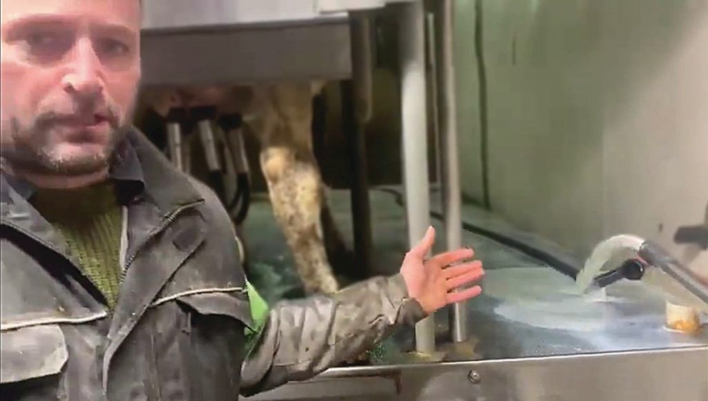 Jerry Huigen received criticism from other dairy farmers after he posted a video about dumping milk.