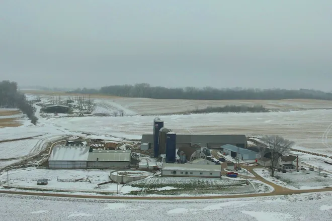 The dairy farm in Dane County, Wisconsin, where an 8-year-old Nicaraguan boy died in 2019.