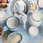 Various tree nuts, legumes, seeds and grains can be used to make plant-based milk.