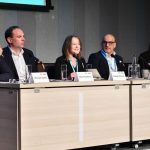 The panel, from left: Michael Oakes, Rob Hutchison, Shelagh Hancock, Ash Amirahmadi, and Verity Richards