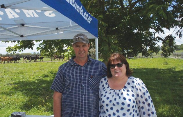 Philip and Joelene Mayall at their Eureka farm in Waikato.