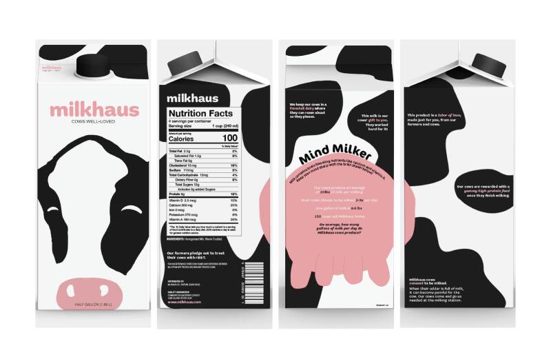 BYU students created new designs for milk gallon jugs and milk cartons in hopes of helping reverse downward trend in milk consumption.