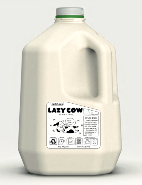 BYU students created new designs for milk gallon jugs and milk cartons in hopes of helping reverse downward trend in milk consumption.