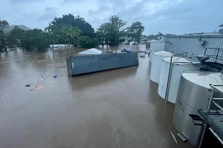 Norco's ice-cream factory was inundated in February's floods. 