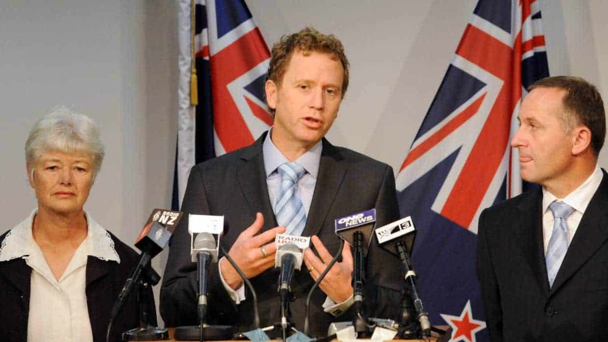 Russel Norman, pictured during his days as a Green MP, with former Prime Minister John Key and the late Green Party co-leader Jeanette Fitzsimons at Parliament in 2009.