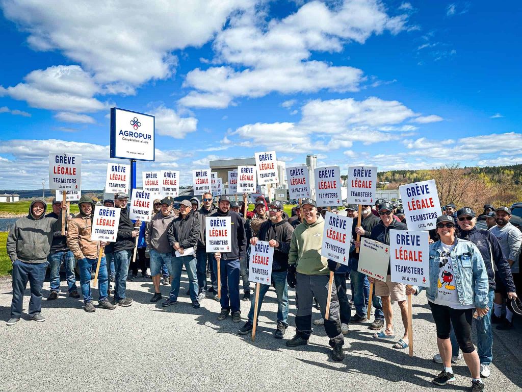 Dairy workers at Beauceville Agropur plant remain on strike