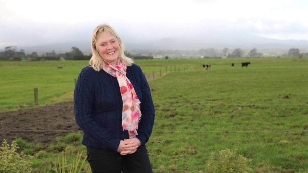 Awatuna dairy farmer Donna Cram is hoping to see festive farm art appearing in paddocks around Taranaki.