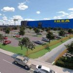 An artist’s impression of a planned Ikea store in Auckland.