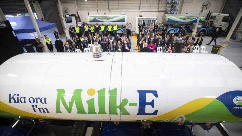 Fonterra's electric milk tanker finishes a year on the road