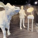 Dairy farmers unveil butter cow display at Ohio State Fairgrounds