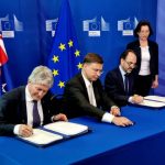 EU free trade agreement signing