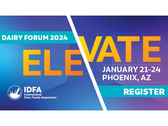 IDFA Announces Dairy Forum 2024 — ELEVATE