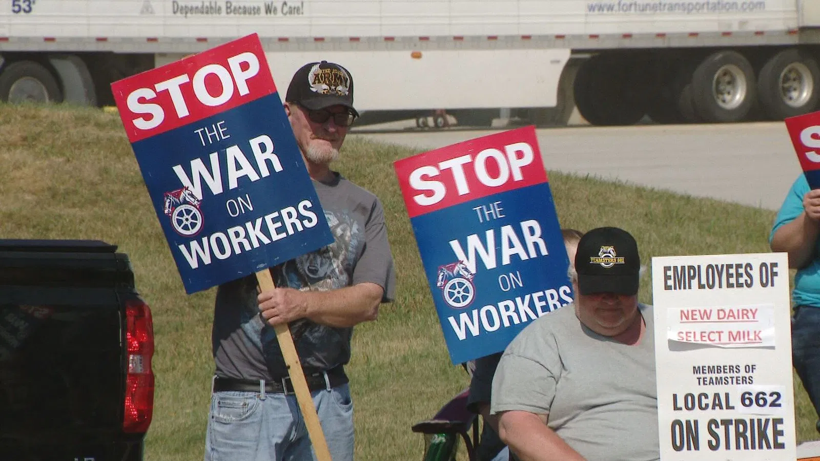 New Dairy Select Milk employees strike over health care plan2