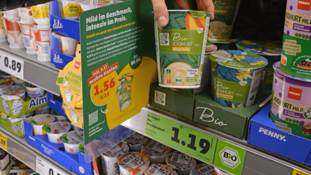 German supermarket charges ‘true costs’ of meat and dairy