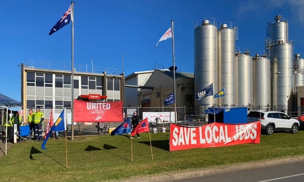 Victorian dairy workers say they want to ‘keep communities alive’ amid industrial dispute