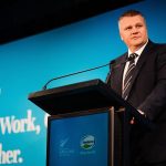 Fonterra chief executive Miles Hurrell speaks at APEC (Asia-Pacific Economic Cooperation) 2021 LIVE with Business: A sustainable and resilient APEC food system, an APEC event held in Auckland, New Zealand, Aug. 5, 2021. (Xinhua)