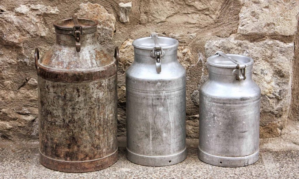 Woster When milk cans were stylish and each town had a dairy