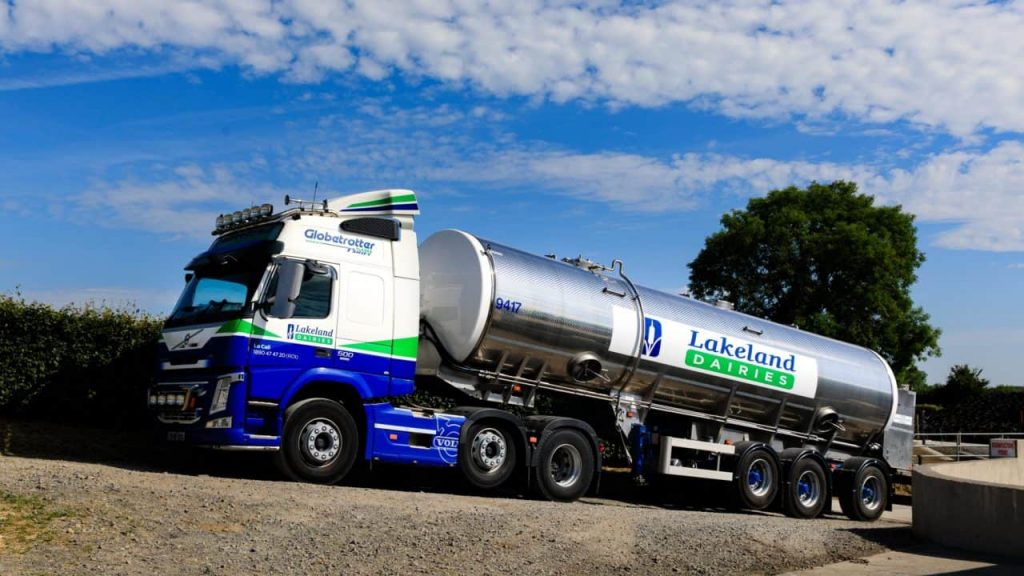 Sustainability payment for over 90% of milk supplied to Lakeland