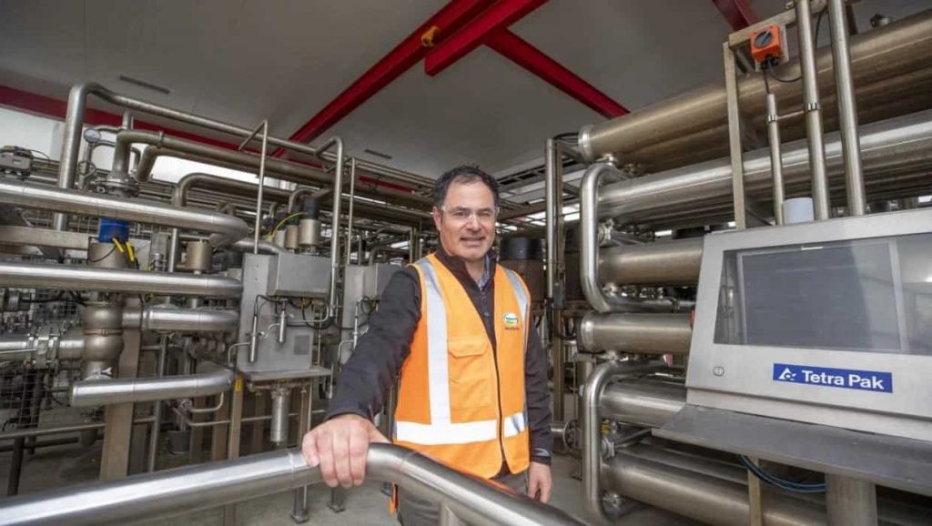 Water from cows’ milk recycled and used at Edendale plant