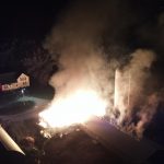 Dairy cows hurt in western Wisconsin barn fire