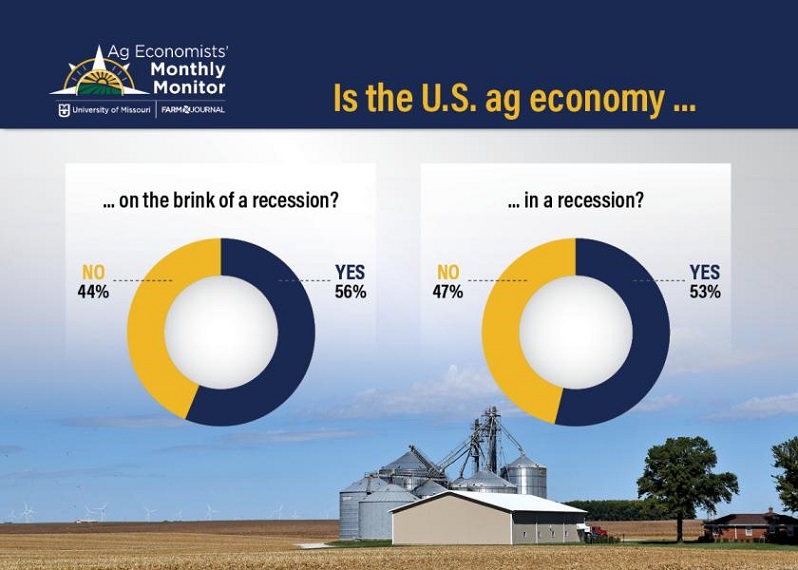 More Than 50 of Ag Economists Now Think the U.S. Ag Economy is Already In a Recession