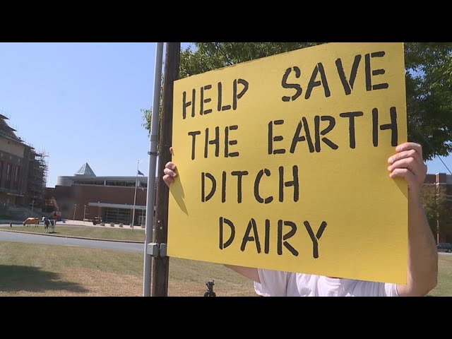 Annual Dairy Show protested in Harrisburg