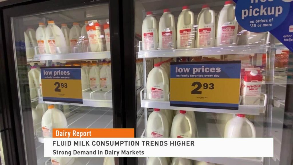 Fluid Milk Consumption Trends Higher