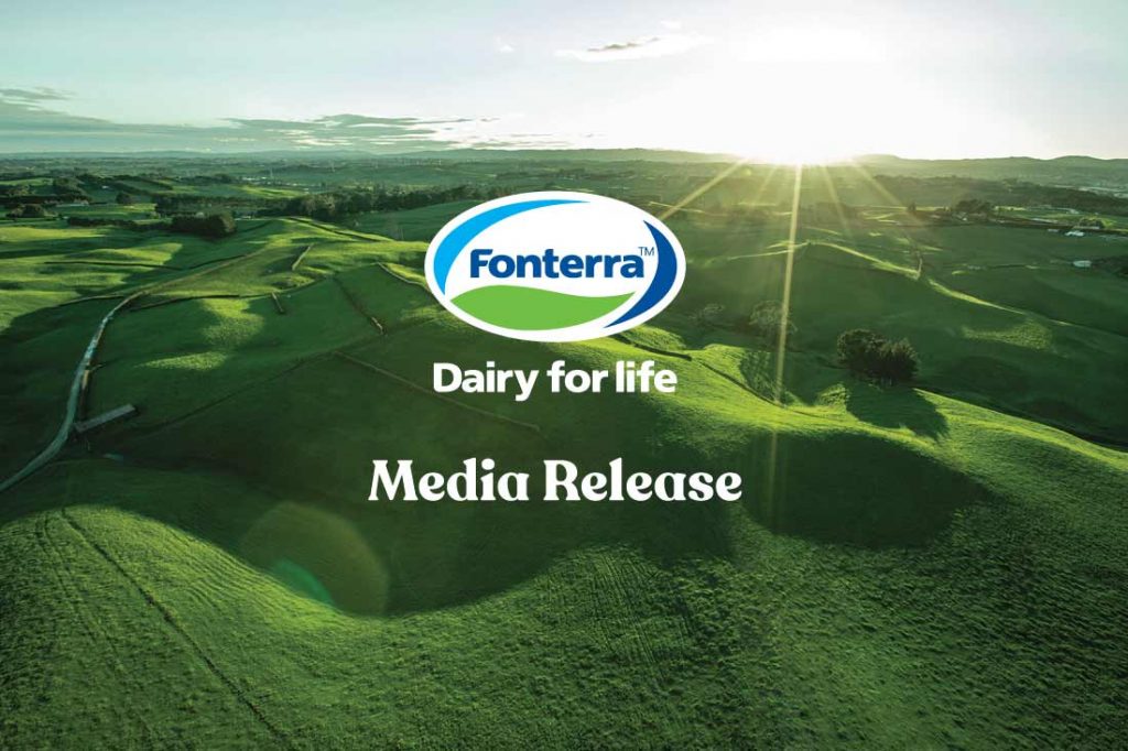 Fonterra makes progress on strategic priorities in Q1