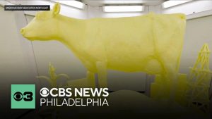 2025 Pennsylvania Farm Show butter sculpture celebrates dairy cows as superheroes