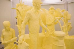 PA Farm Show Butter Sculpture Recycling Shows Positive Impact Dairy Farmers Have on Planet