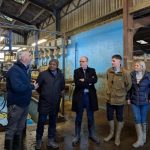 Jim Fairlie meets with new entrant dairy farmers near Moffat