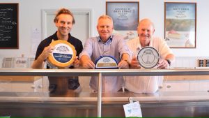 Nick Dobromilsky and Graeme Wilson outline business plan for newly acquired King Island Dairy