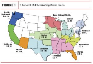 FMMO uniform milk prices continue downward trend in April