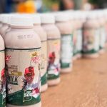 Marathon runners refuel with milk