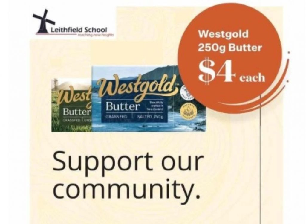 School fundraising with butter blocks has ‘overwhelming’ success