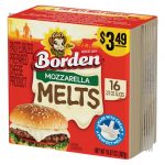 Borden Adds Mozzarella to Its Melts Cheese Line