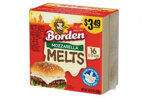 Borden Adds Mozzarella to Its Melts Cheese Line