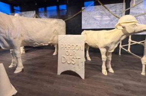 Pardon Our Dust Butter Cow Unveiled at Ohio State Fair
