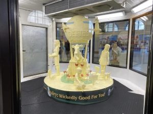 Butter Sculpture Inspires Nourish, Grow, Thrive