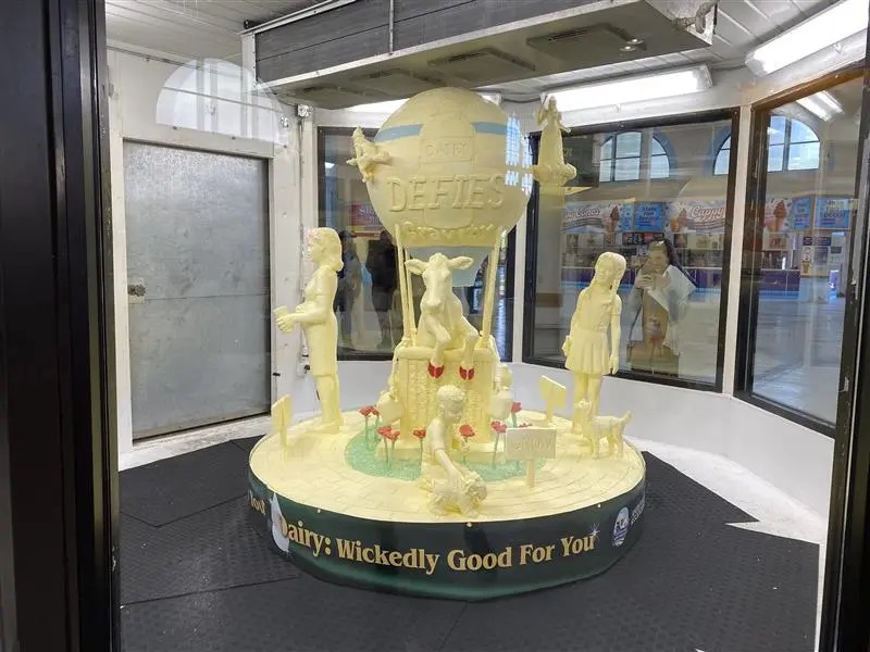 Butter Sculpture Inspires Nourish, Grow, Thrive