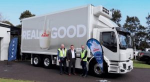 Fonterra’s Electric Truck Is a First for NZ Dairy